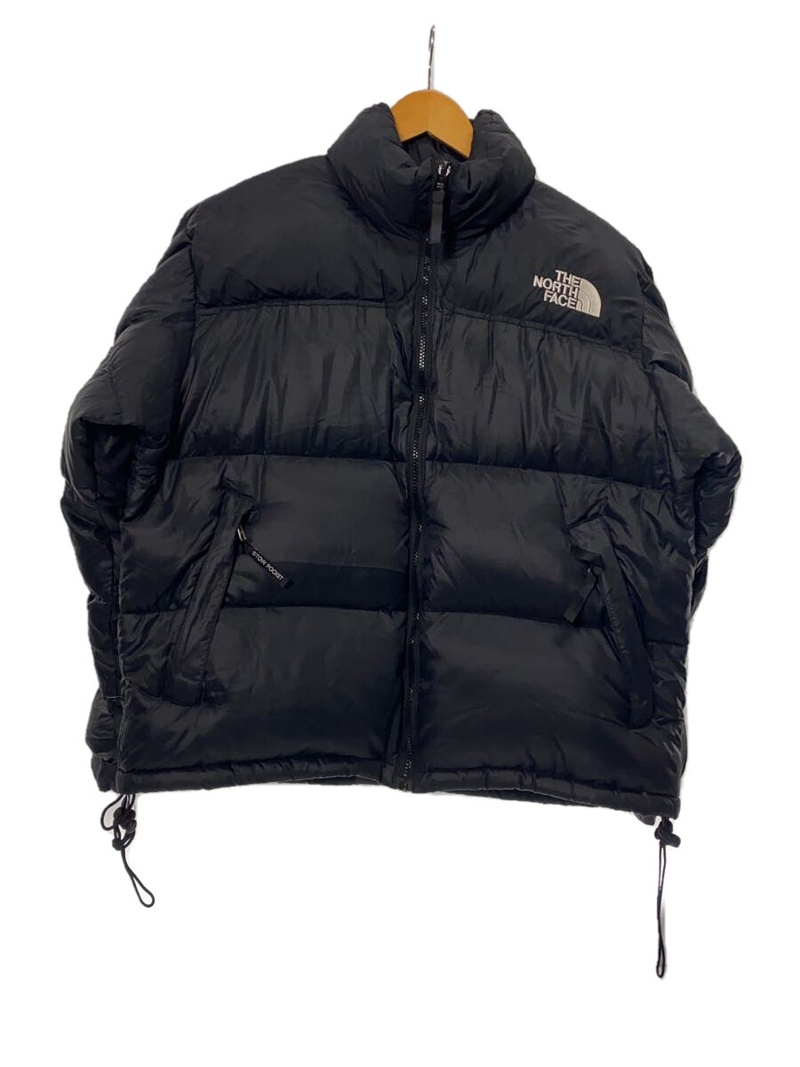 【中古】THE NORTH FACE◆NUPTSE JACKET/ダウンジャケット/M/ナイロン/BLK/NF002YO【メンズウェア】