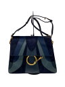 【中古】Chloe◆ショルダーバッグ/スウェード/NVY/02 17 70 65 2【バッグ】