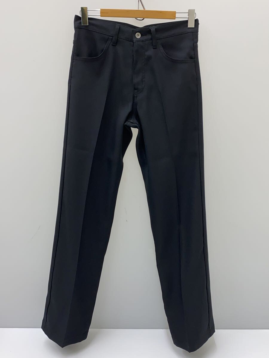 【中古】DAIRIKU◆Straight Pressed Pantsスタプレパンツ/BLK/23AW P-9//【メンズウェア】
