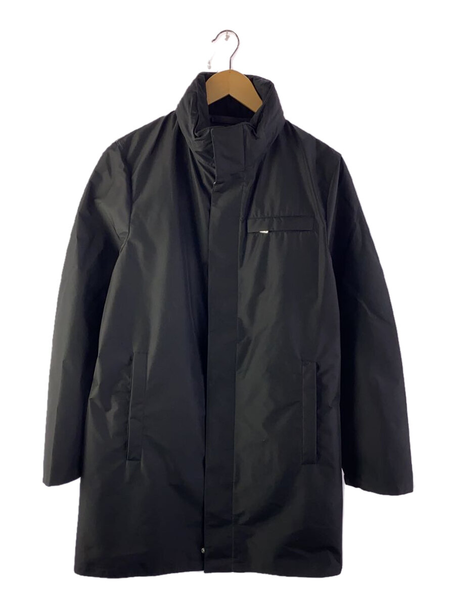 【中古】PRADA◆コート/46/ポリエステル/BLK/SGB042 S191【メンズウェア】