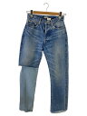 【中古】INSCRIRE◆Straight Layered Denim/ボトム/29/コットン/IDG/id-pt32//【レディースウェア】