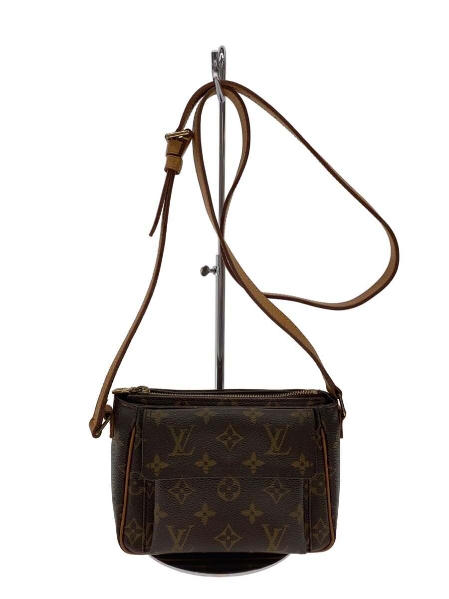 LOUIS VUITTON - 【中古】LOUIS VUITTON◆ヴィバ・シテPM_モノグラム・キャンバス/PVC/BRW【バッグ】