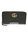 【中古】GUCCI◆長財布/--/BLK/メンズ/443123 0959/GG