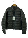 MONCLER◆DELON/ダウンジャケット/2/レザー/BRW/B10914187605 50116