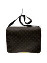 【中古】LOUIS VUITTON◆アベス_モノグラム・キャンバス_BRW/ビニール/ブラウン【バッグ】