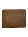 【中古】FURLA◆2つ折り財布/レザー/CML/無地/レディース/WP00304【服飾雑貨他】(4)