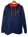 【中古】UNDER ARMOUR◆裏起毛パーカー/XL/NVY/MTR1177【スポーツ】
