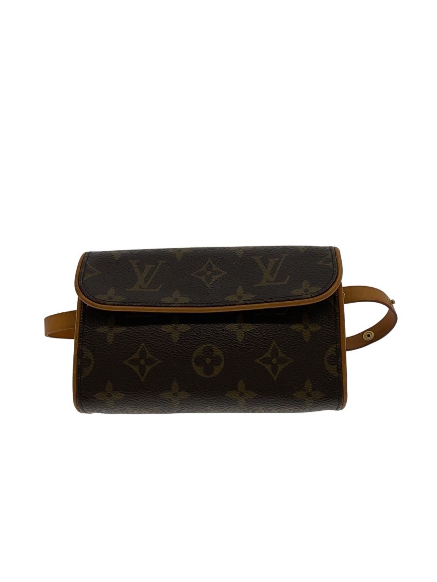 【中古】LOUIS VUITTON◆ポシェット・フロランティーヌ_モノグラム・キャンバス/PVC/BRW【バッグ】