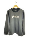 【中古】ASICS◆セットアップ/スポーツウェアー/XL/GRY/2031E655/2031E656【スポーツ】