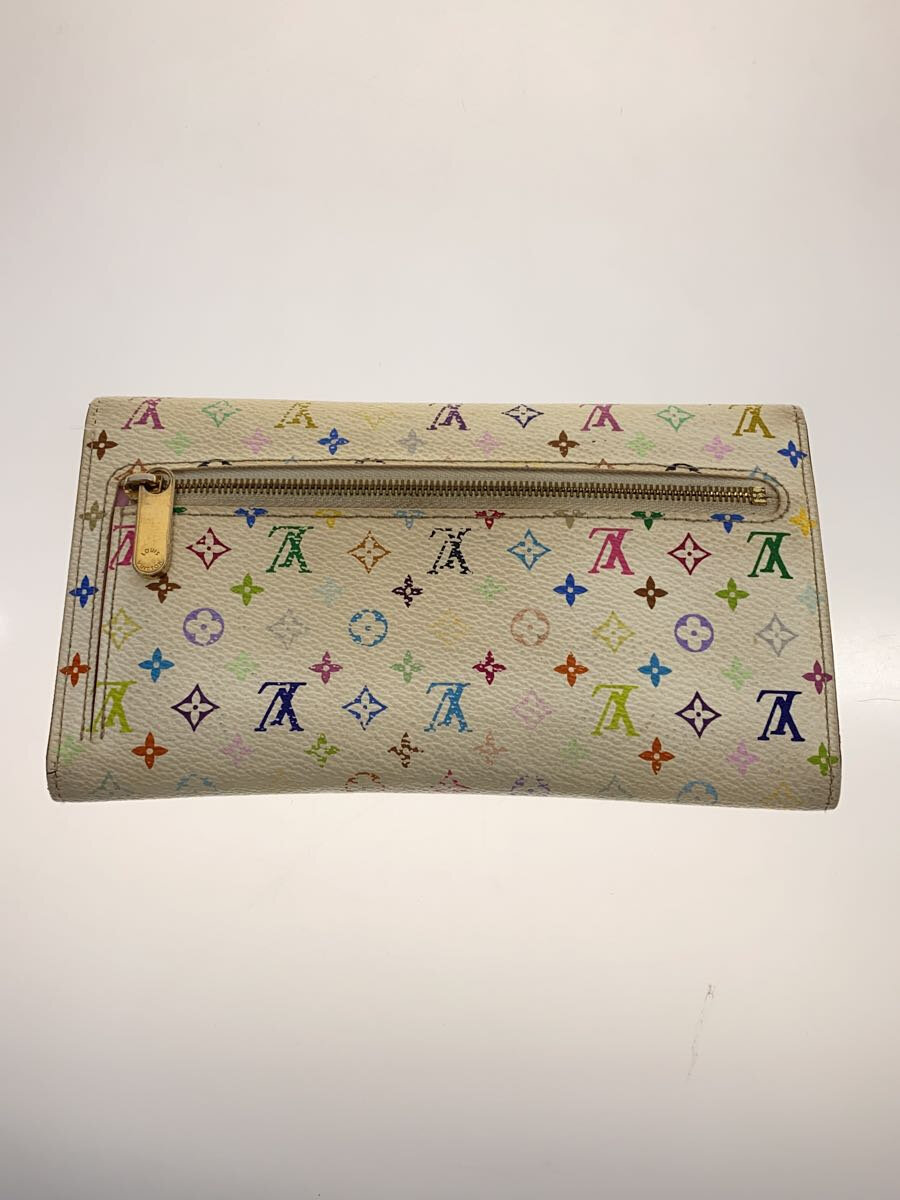 【中古】LOUIS VUITTON◆ポルト・フォイユ・ウジェニ_モノグラム・マルチカラー_マルチカラー/PVC/マルチカラー/レディース【服飾雑貨他】
