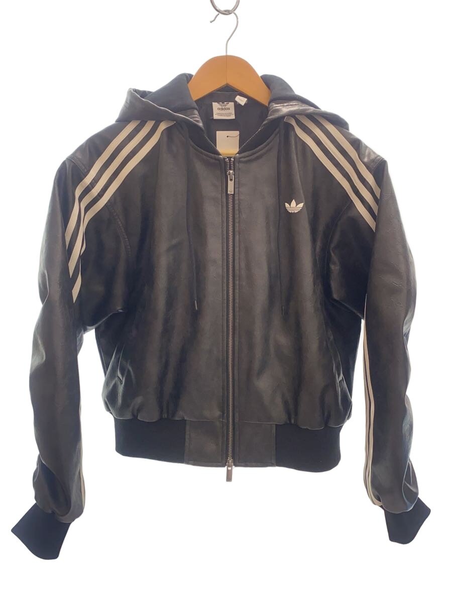adidas 合成皮革 ジャケット 36 org.jpg