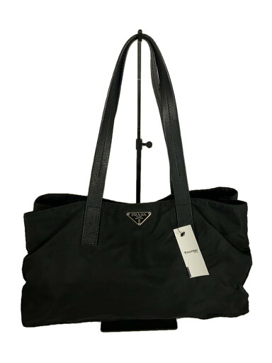 【中古】PRADA◆ハンドバッグ/ナイロン/BLK【バッグ】 【中古】PRADA◆ハンドバッグ/ナイロン/BLK【バッグ】