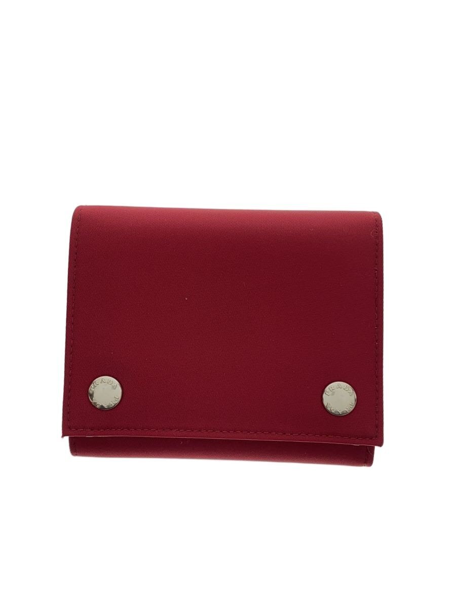 【中古】PRADA◆3つ折り財布/ナイロ�