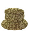 【中古】COACH◆signature bucket hat/56-60cm/シグネチャージャカードバケットハット【服飾雑貨他】