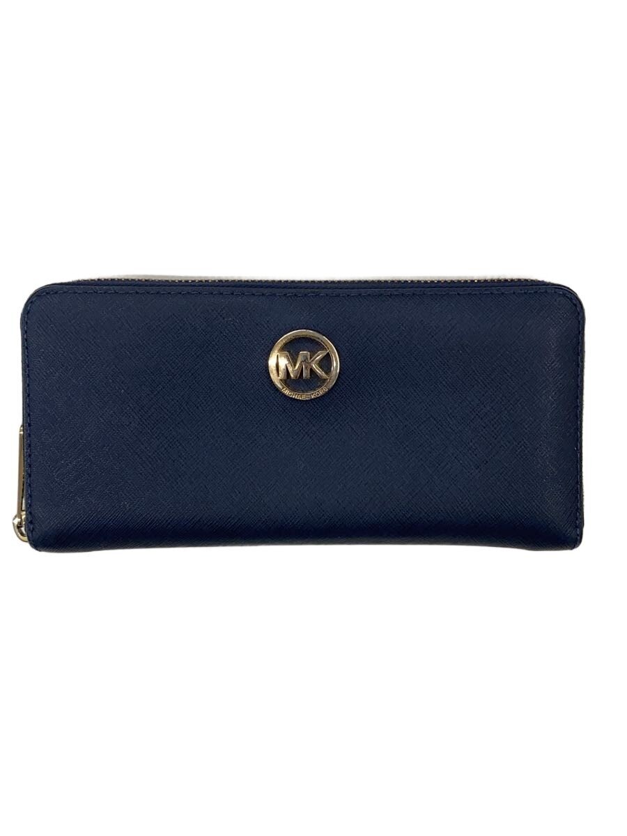 Rakuten - 【中古】MICHAEL KORS◆長財布/レザー/NVY/無地/レディース/EY-1511【服飾雑貨他】