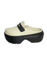 【中古】crocs◆STOMP LOAFER/23cm/IVO【シューズ】