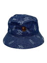 【中古】A BATHING APE◆バケットハット/M/コットン/BLU/メンズ/001CPH301018X【服飾雑貨他】(4)