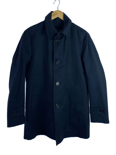 【中古】BURBERRY BLACK LABEL◆ステンカラーコート/M/コットン/NVY/D1A34-802-29【メンズウェア】 【中古】BURBERRY BLACK LABEL◆ステンカラーコート/M/コットン/NVY/D1A34-802-29【メンズウェア】
