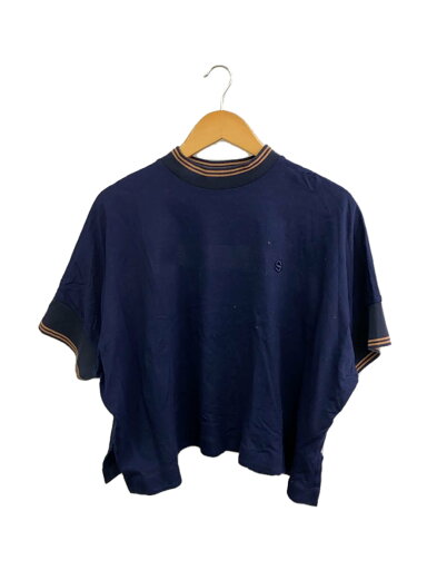 【中古】sacai◆Tシャツ/1/コットン/NVY/21-05483【レディースウェア】 【中古】sacai◆Tシャツ/1/コットン/NVY/21-05483【レディースウェア】