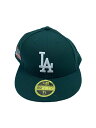【中古】NEW ERA◆WORLD SERIES/キャップ/7 1/2/コットン/GRN/メンズ【服飾雑貨他】