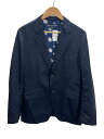 【中古】COMME des GARCONS HOMME◆15AW/テーラードジャケット/S/ウール/NVY/HP-J103【メンズウェア】