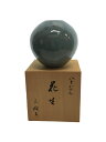 【中古】たち吉◆壷・花瓶/BLU/八重がすみ 花生/橘吉/桐箱入り【インテリア小物・日用雑貨】