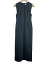 【中古】ENFOLD◆ノースリーブワンピース/38/ポリエステル/BLK/無地/300ga133-0380【レディースウェア】