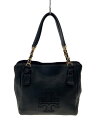【中古】TORY BURCH◆ハンドバッグ/レザー/BLK【バッグ】