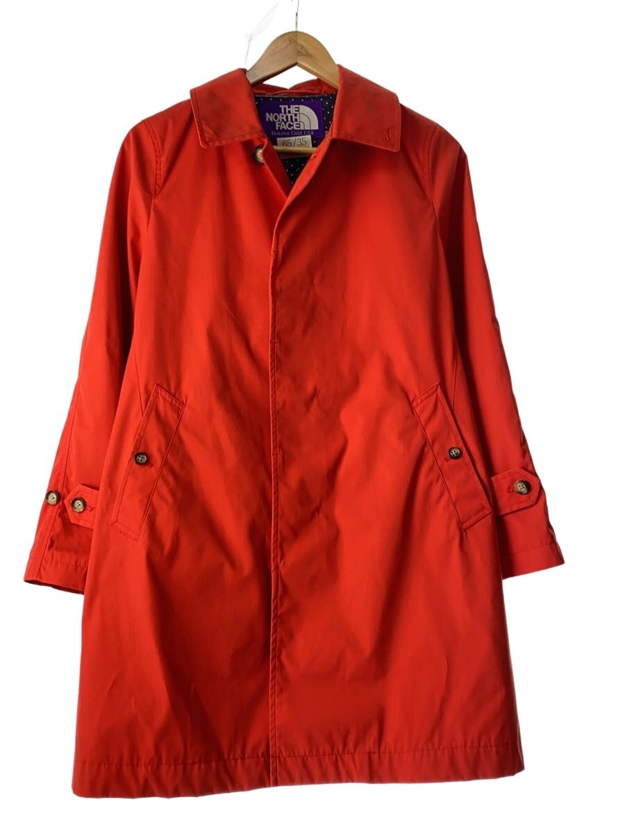 【中古】THE NORTH FACE PURPLE LABEL◆ステンカラーコート_NPW2716N/M/ポリエステル/RED【レディースウェア】