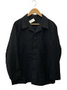 【中古】yohji yamamoto POUR HOMME◆ジャケット/2/コットン/BLK/HP-Y01-002【メンズウェア】