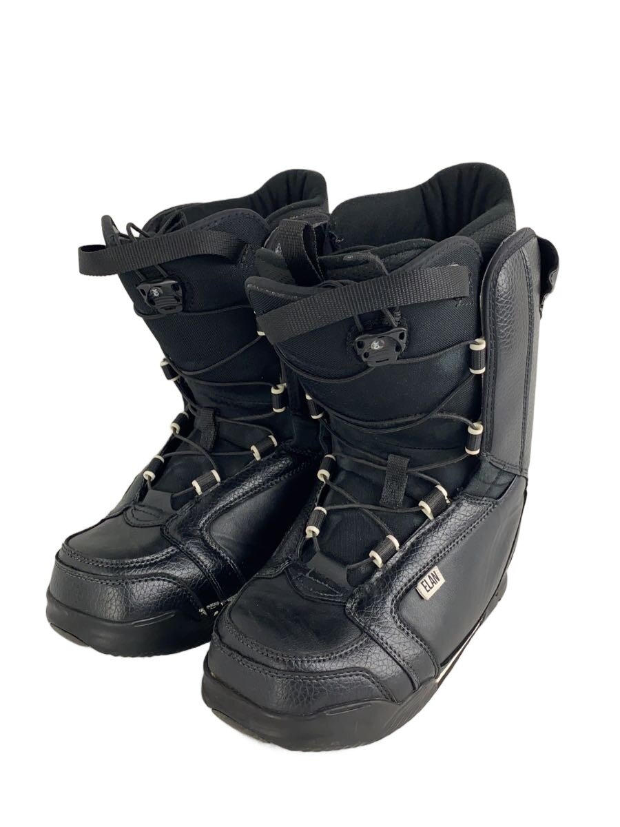 【中古】ELAN◆スノーボードブーツ/26cm/ブラック/ソール部分欠け有【スポーツ】