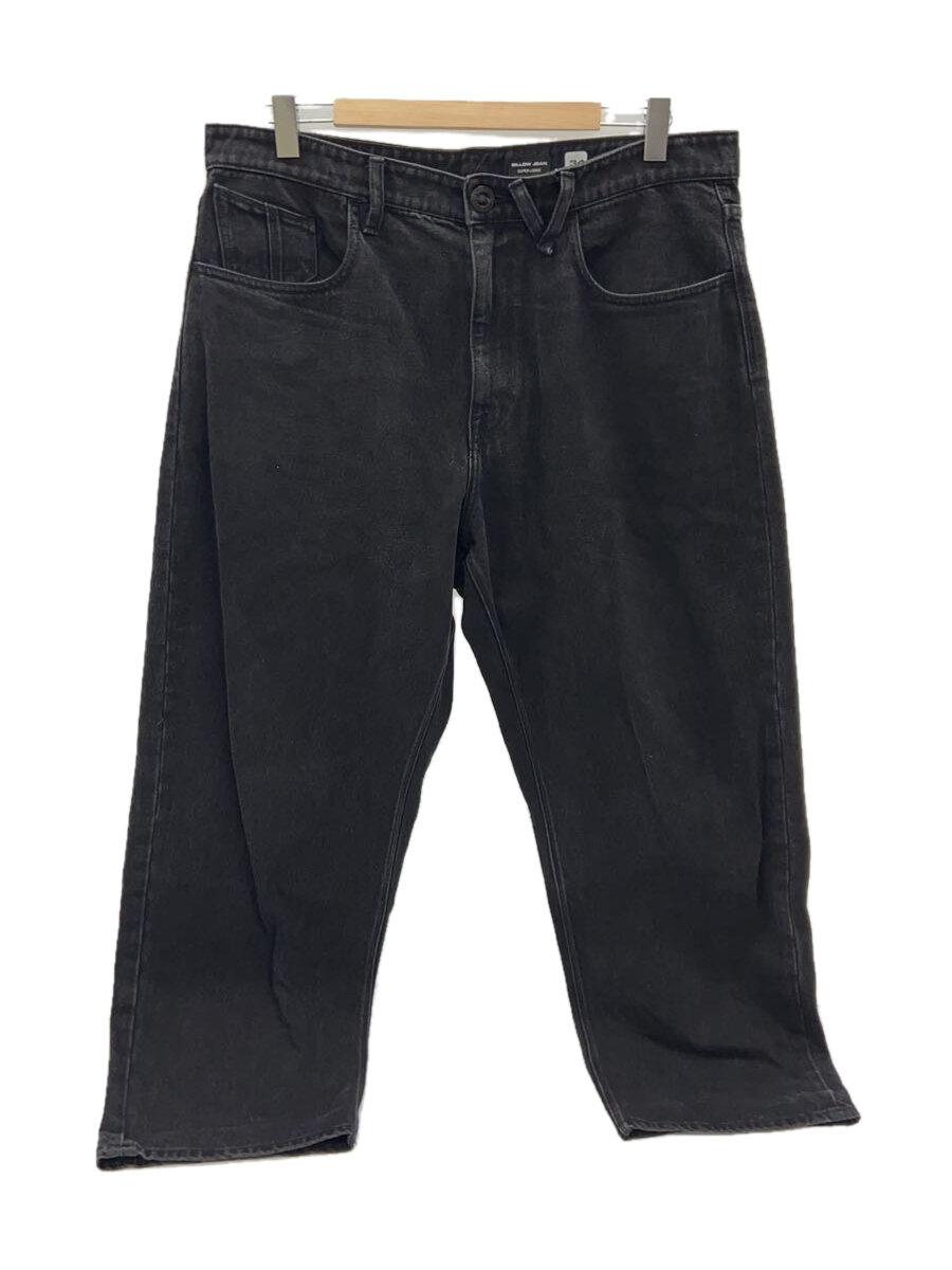 【中古】VOLCOM◆ボトム/34/コットン/BLK/A1932050【メンズウェア】