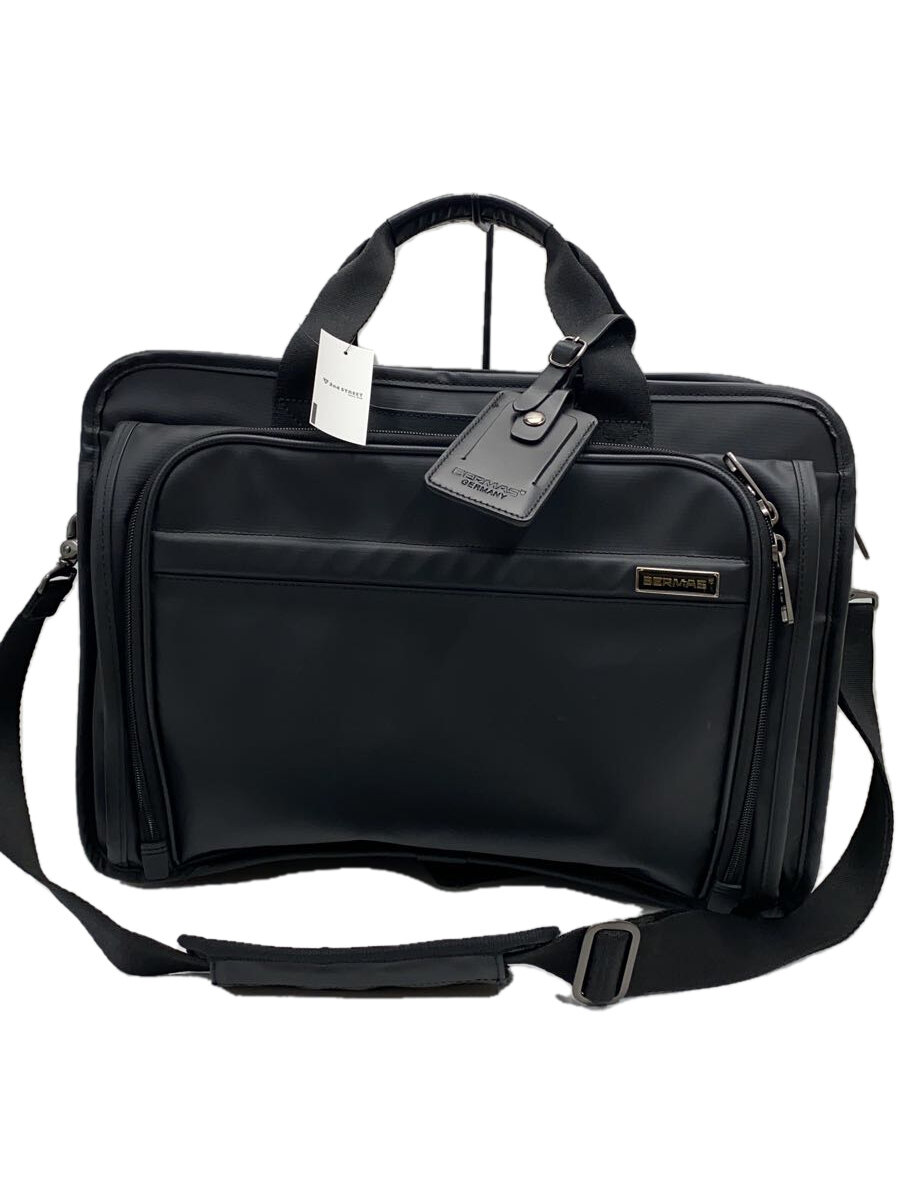 【中古】BERMAS◆ブリーフケース/--/BLK/無地//【バッグ】