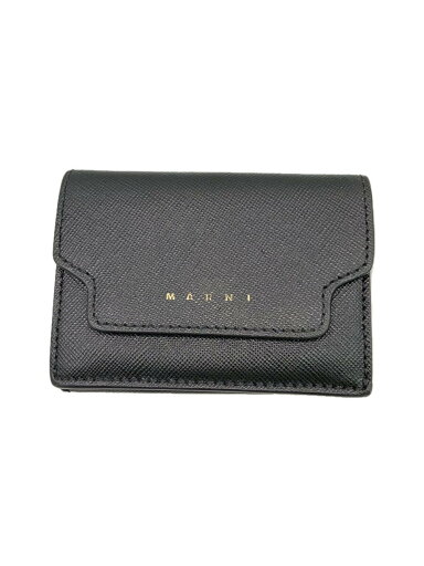 【中古】MARNI◆3つ折り財布/--/BLK/レディース【服飾雑貨他】 【中古】MARNI◆3つ折り財布/--/BLK/レディース【服飾雑貨他】