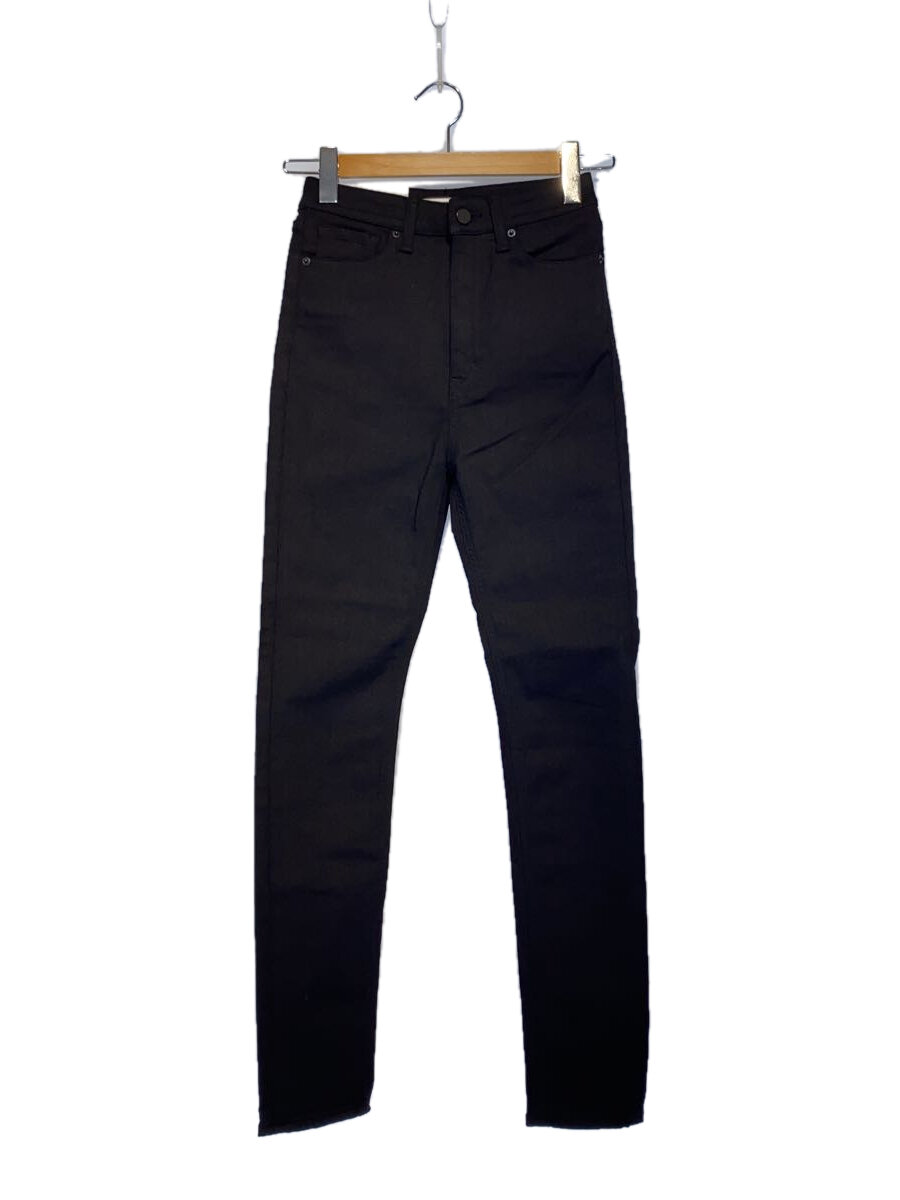 【中古】CLANE◆PINKY DENIM PANTS/1/コットン/BLK/14111-7312【レディースウェア】