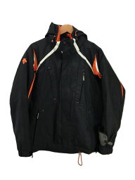 【中古】DESCENTE◆ウェアー/L/BLK【スポーツ】