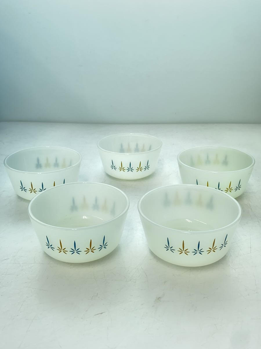 【中古】Fire King◆インテリア雑貨/5点以上/ホワイト/カスタードカップ/キャンドルグロウ/食器/ヴィンテージ【インテリア小物・日用雑貨】