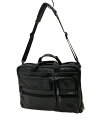 【中古】TUMI◆ブリーフケース/レザー/BLK/無地/963114D4【バッグ】