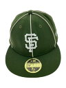 【中古】NEW ERA◆キャップ/7 1/2/ポリエステル/GRN/無地/メンズ【服飾雑貨他】(4)