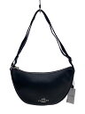 【中古】COACH◆バッグ/レザー/BLK/無地【バッグ】(4)