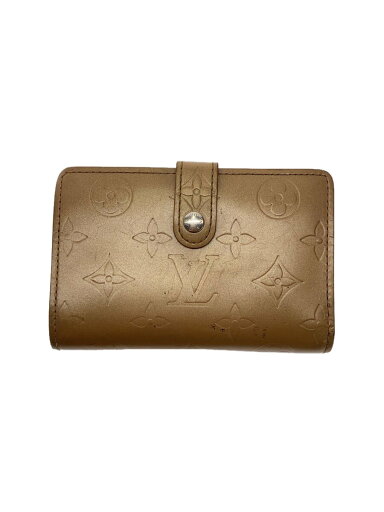 【中古】LOUIS VUITTON◆ポルト・モネ・ビエ・ヴィエノワ_モノグラム・マット_GLD/レザー/GLD/レディース【服飾雑貨他】 【中古】LOUIS VUITTON◆ポルト・モネ・ビエ・ヴィエノワ_モノグラム・マット_GLD/レザー/GLD/レディース【服飾雑貨他】
