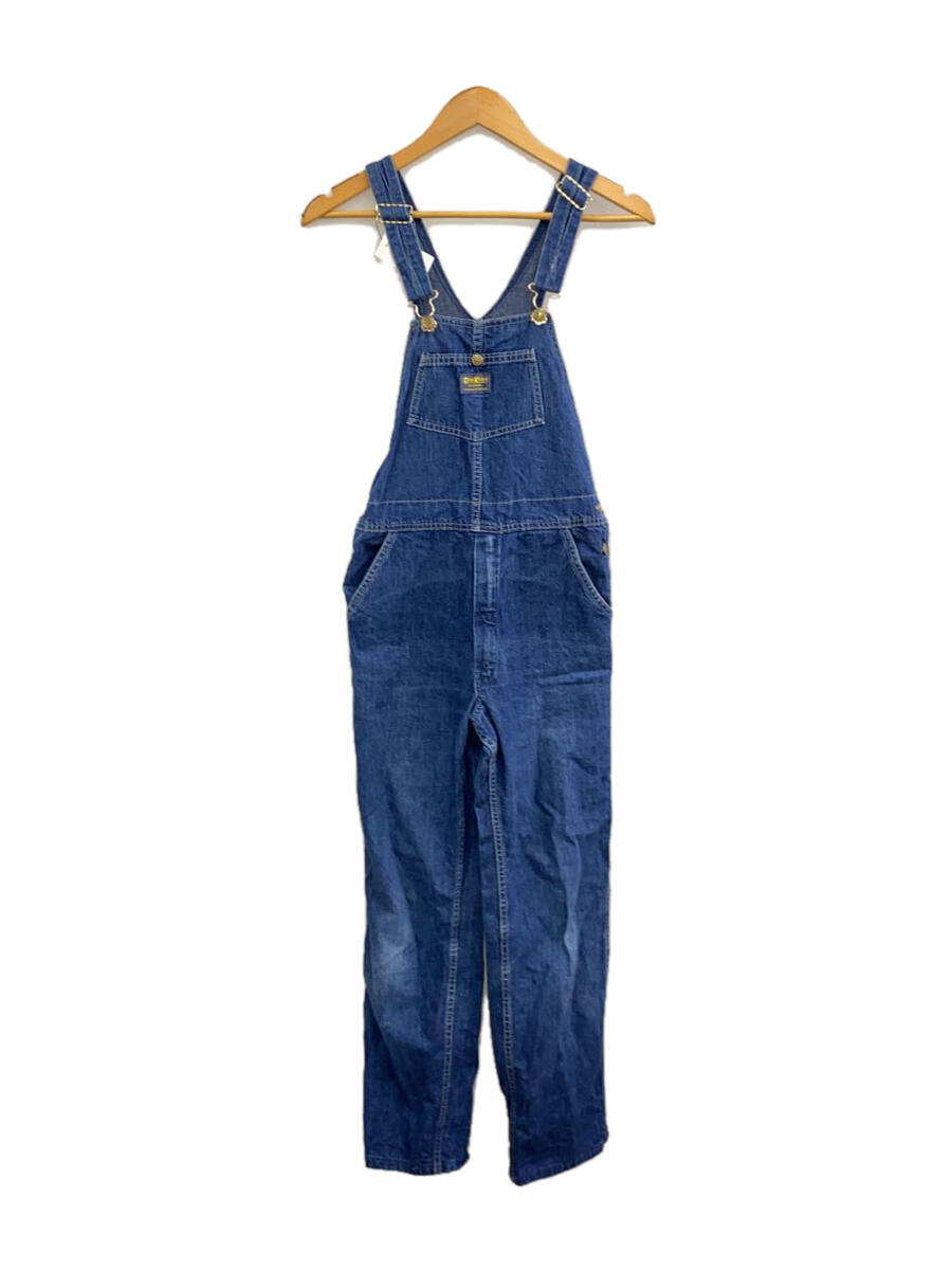 【中古】OshKosh◆オーバーオール/--/コットン/IDG/無地【メンズウェア】