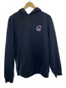 【中古】GRAMICCI◆パーカー/M/コットン/ブラック/プルオ-バー/スウェット/G2SU-J089【メンズウェア】
