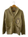 【中古】RADIALL◆カーディガン(厚手)/M/ウール/KHK/red-11 aw-knit003【メンズウェア】(4)