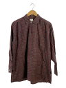 【中古】Y’s for living◆長袖シャツ/M/コットン/BRD/チェック【メンズウェア】