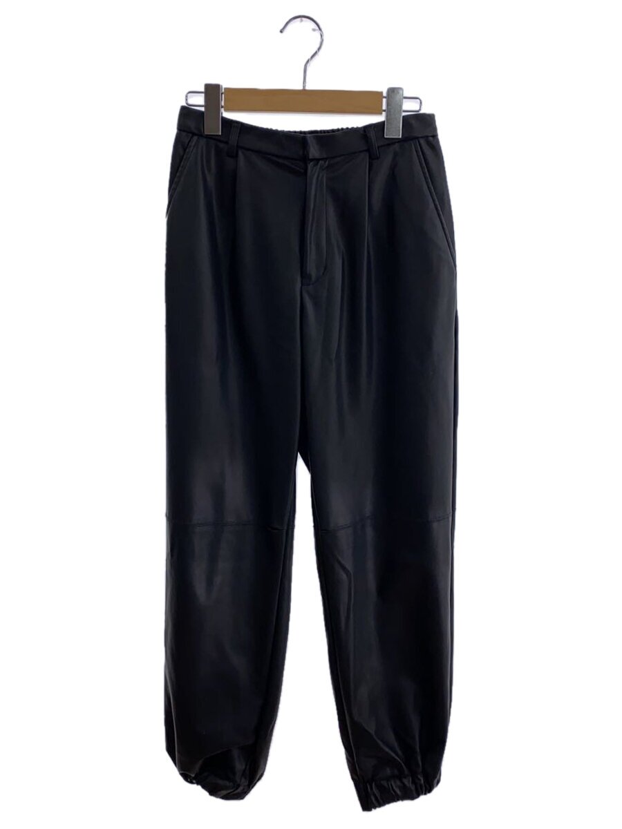 AMERI◆Disney MICKEY TAG SYNTHETIC LEATHER PANTS/M/フェイクレザー///