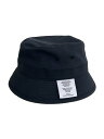 【中古】WTAPS◆バケットハット/--/ポリエステル/BLK/無地/メンズ/231HCDT-HT11【服飾雑貨他】