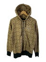 【中古】COACH◆Signature Zip Hoodie/ジップパーカー/XS/コットン/ベージュ/総柄/C8773【メンズウェア】(4)