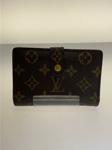 【中古】LOUIS VUITTON◆ポルト・モネ・ビエ・ヴィエノワ_モノグラム・キャンバス_BRW/PVC/BRW/レディース【服飾雑貨他】 【中古】LOUIS VUITTON◆ポルト・モネ・ビエ・ヴィエノワ_モノグラム・キャンバス_BRW/PVC/BRW/レディース【服飾雑貨他】