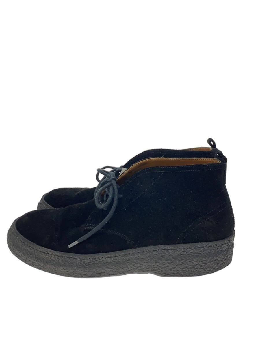【中古】POLO RALPH LAUREN◆チャッカブーツ/US9.5/BLK/スウェード【シューズ】